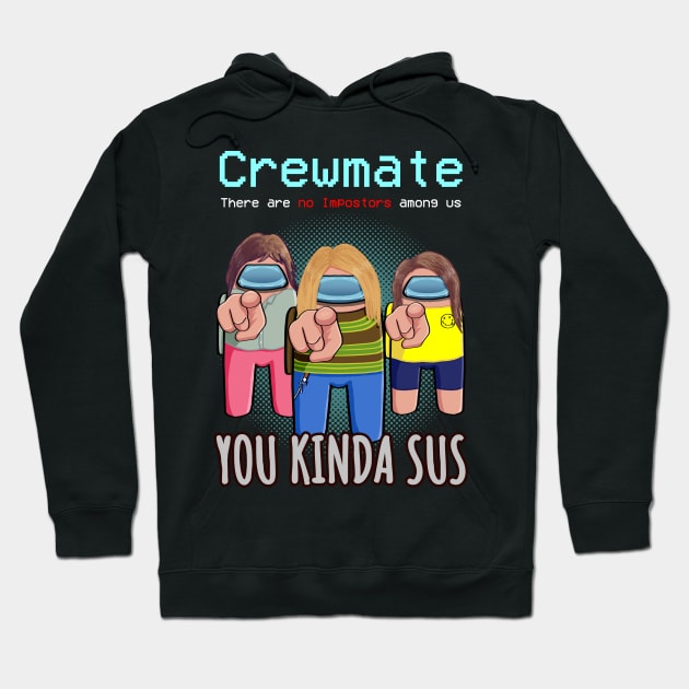 Among Us Crewmate Hoodie by Ricky Uwoow